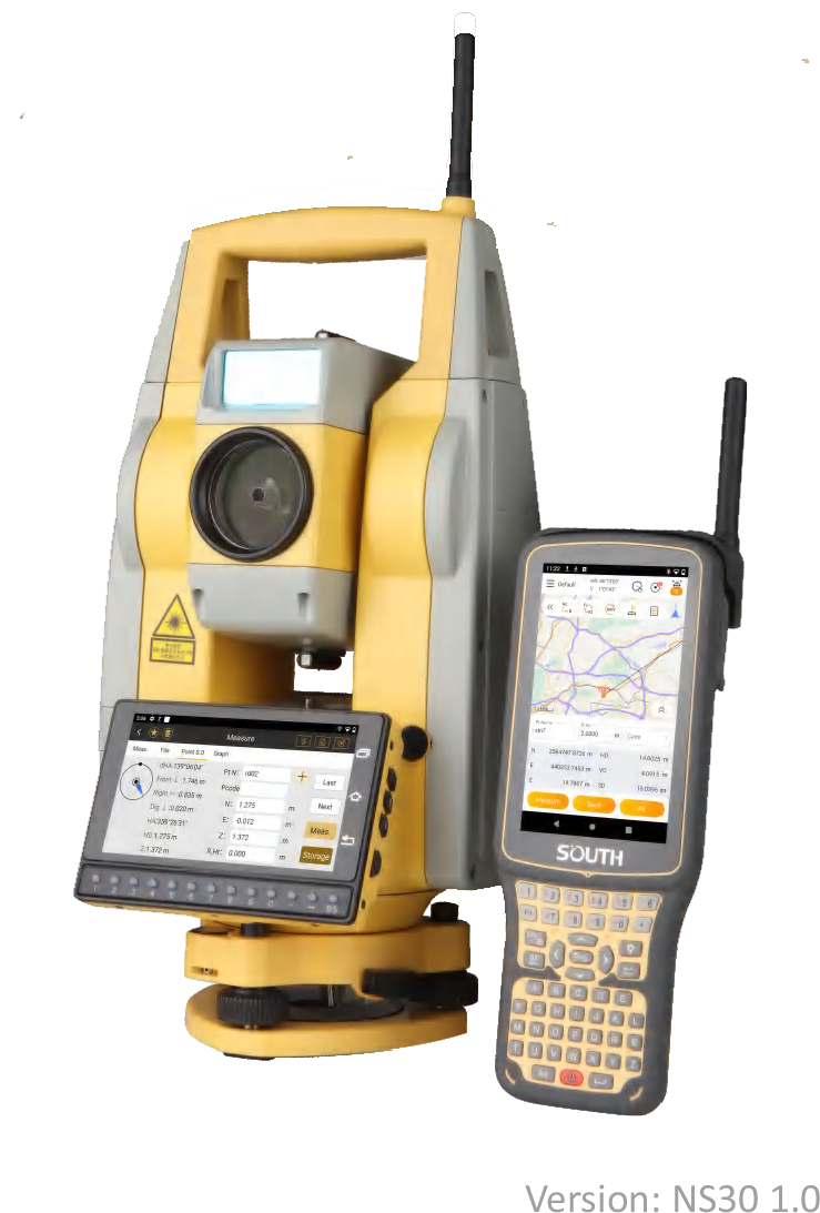 Ein-Mann-Robotik-Total-Station South NS30